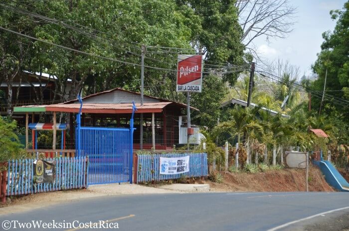 Bar La Cascada near Samara Costa Rica