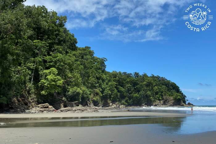 Playa Ventanas Rocks on southern end