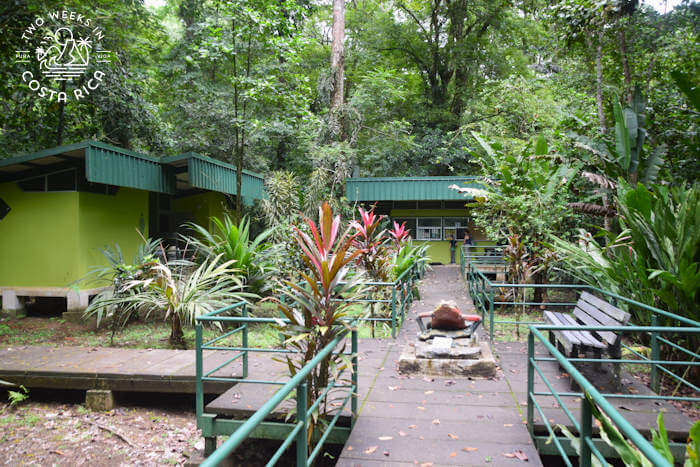 Official entrance and ranger station at Cerro Tortuguero