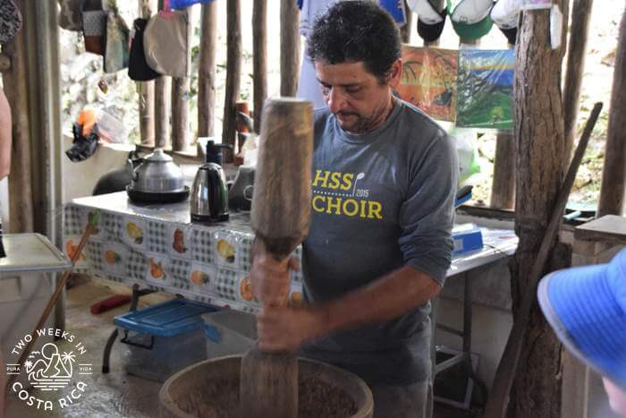 Mortar and pestle coffee 