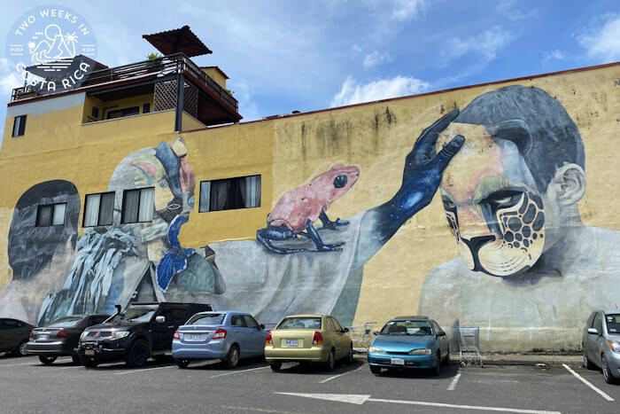 Rivera Mural in Jaco, Costa Rica 