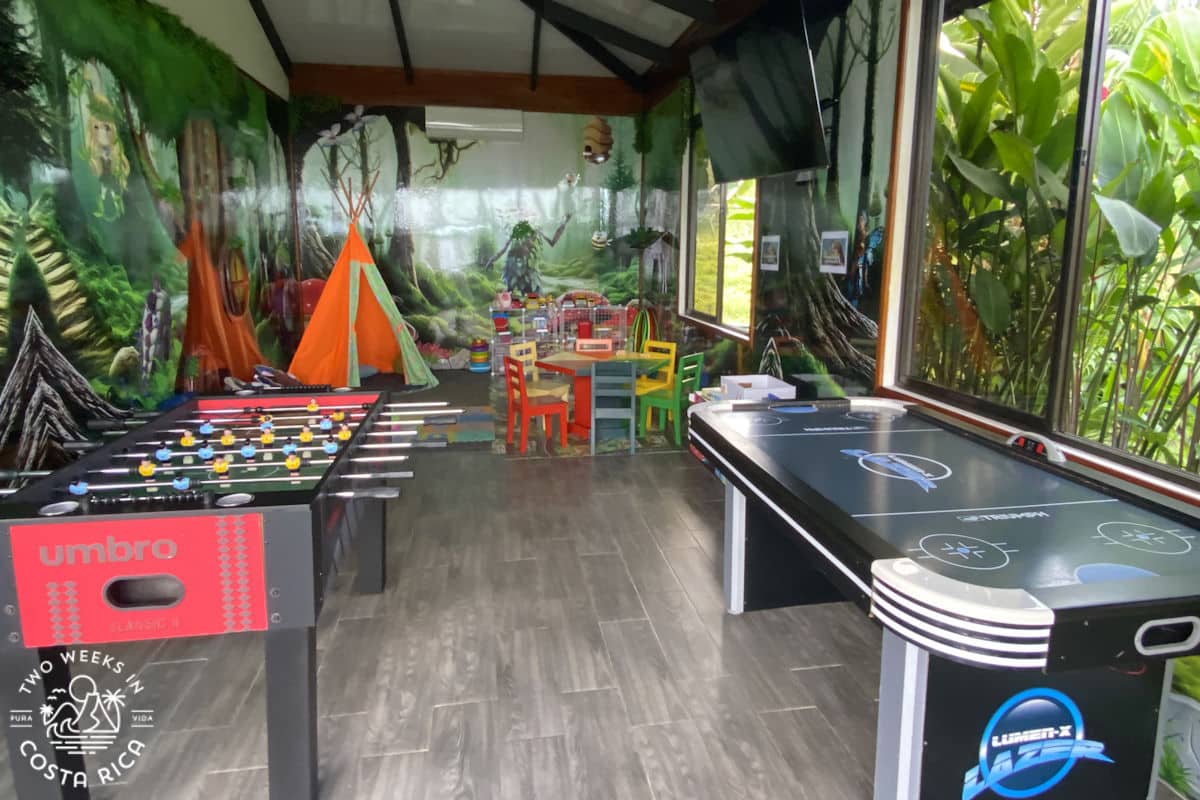 play room with games and toys