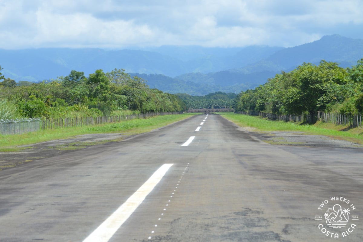 a basic airstrip in costa rica