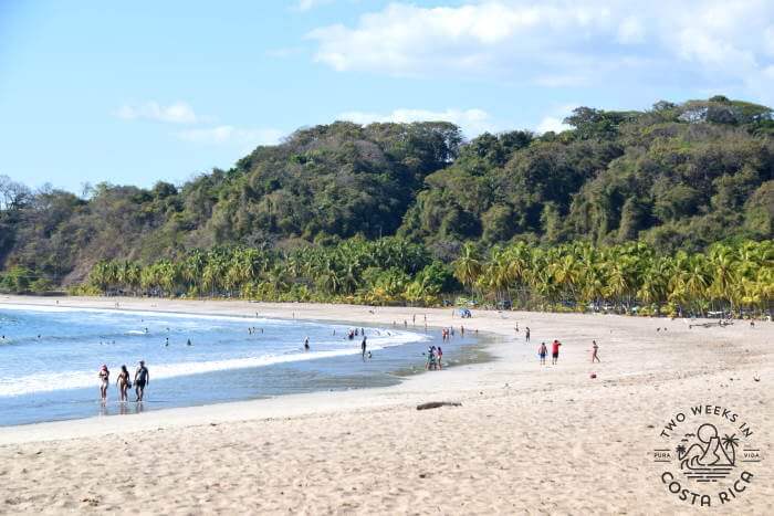 Playa Carrillo on the weekend