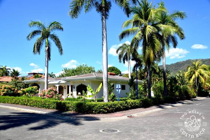 Houses inside Los Delfines development in Tambor