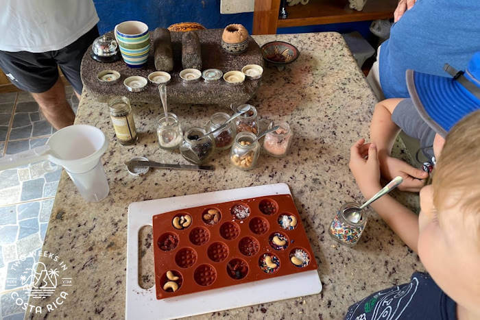 Making small batch chocolate