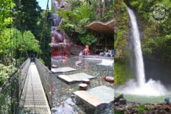 Hanging Bridges, Waterfall & Baldi Hot Springs Combo - From La Fortuna