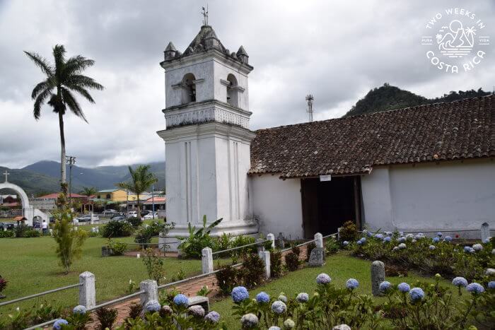 Exterior Courtyard Colonial Church of Orosi