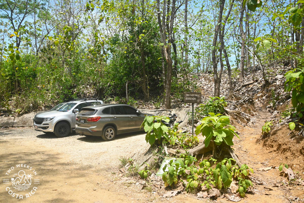 parking area catarata el chorro costa rica