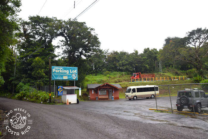 Official Parking for Monteverde Cloud Forest Reserve