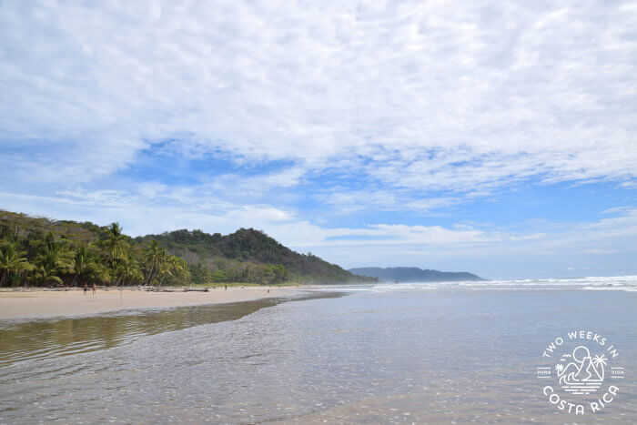Calm water at Playa Hermosa Santa Teresa