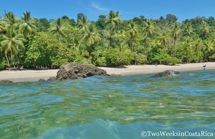 View of Playa San Josecito from in the water
