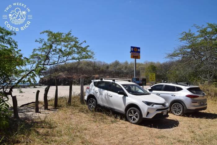Parking Playa Ventanas Guanacaste