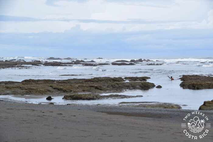 Swimming in the Tide Pools at Punta Banco in Southern Costa Rica