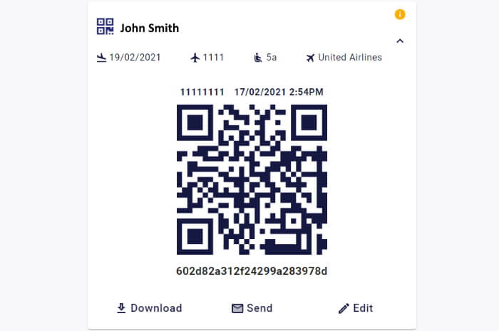 QR Code Entering Costa Rica