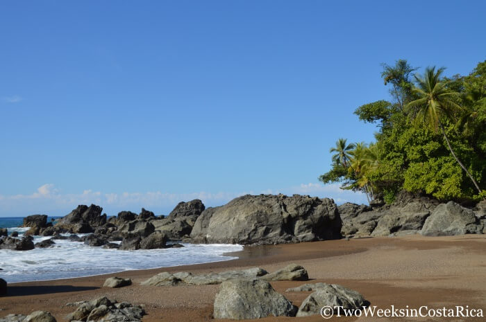 One of the many secluded beaches near Drake Bay