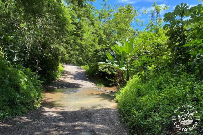 River crossing on road to Playa Ventanas