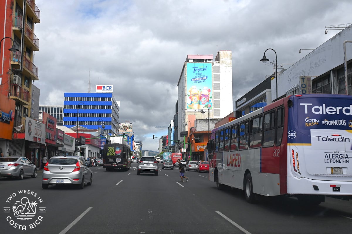 streets of downtown san jose costa rica
