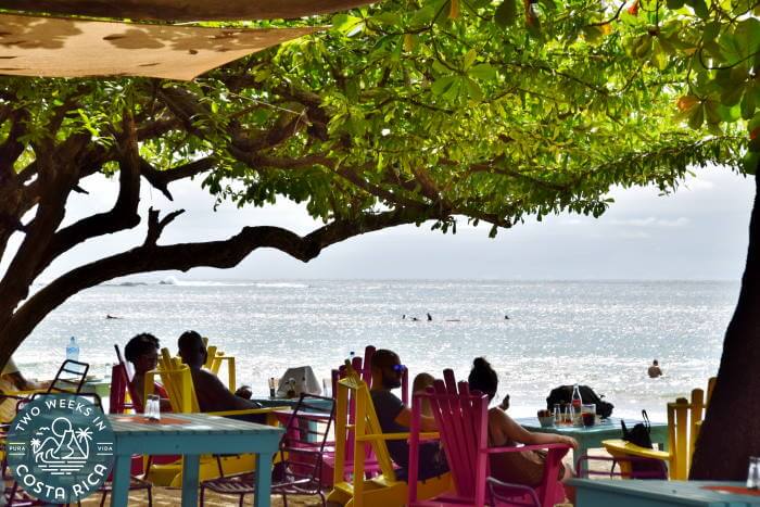 Beachside restaurant Tamarindo