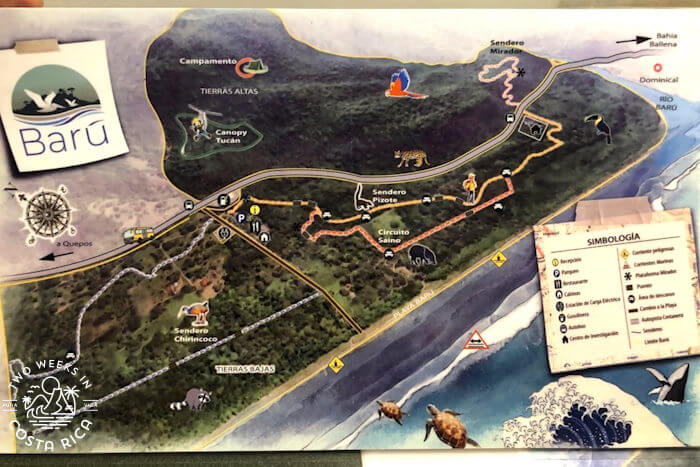 Photo of Hacienda Baru Trail Map